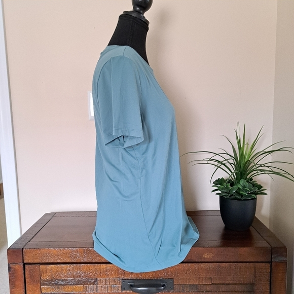 ❤️ Mondetta Active Tee Green Short Sleeved T-shirt Women's Large Top - Picture 5 of 10